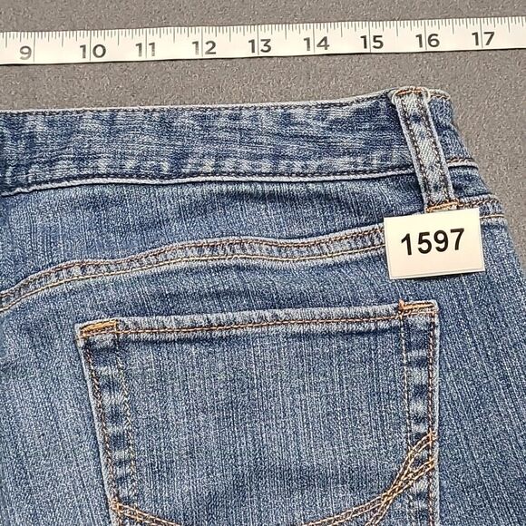 Old Navy The Dreamer Womens Jeans‎ 10 Reg Boot Flare Light Blue Stretch Denim - Picture 9 of 9